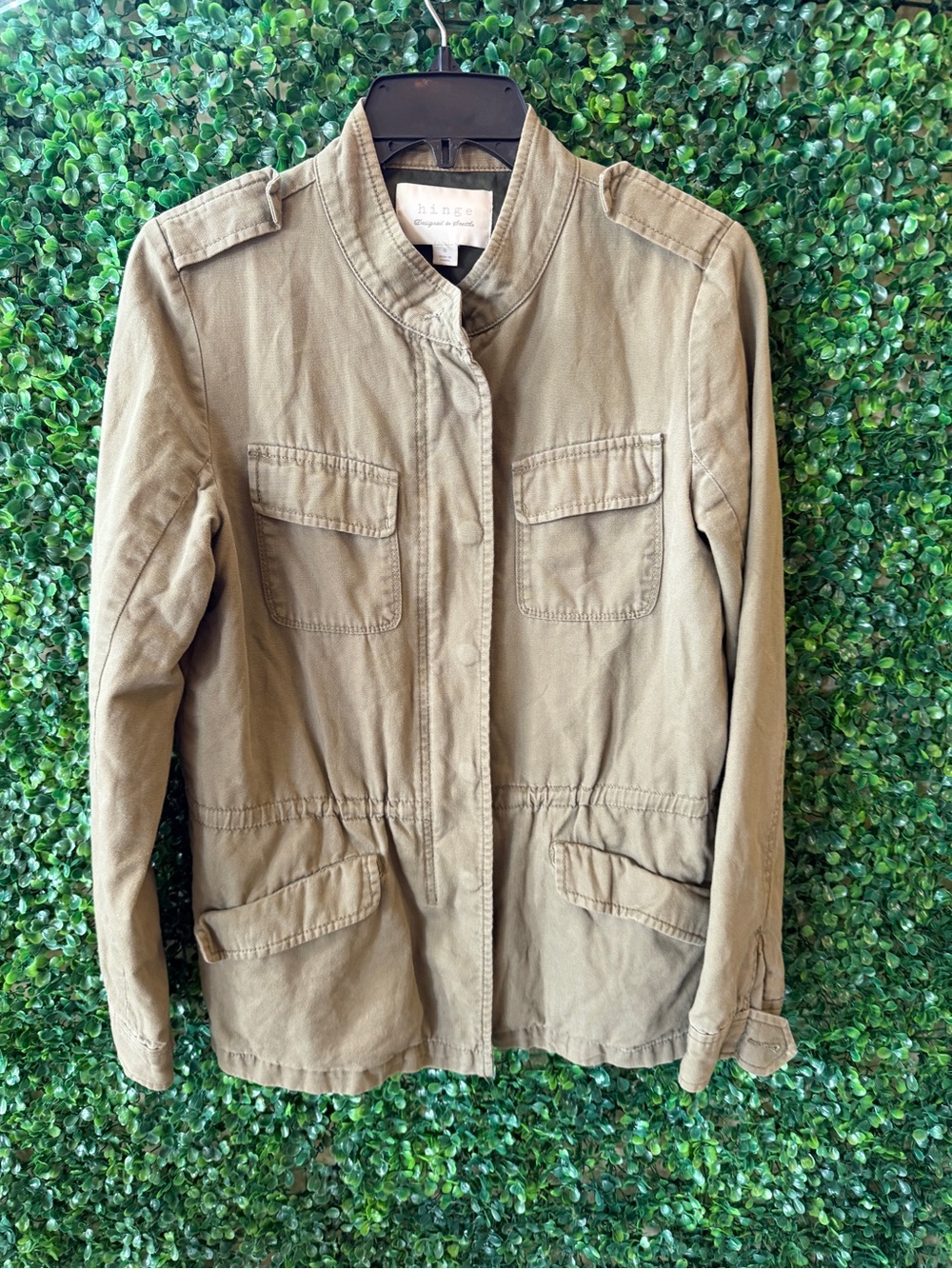 Hinge Twill Anorak Utility Jacket size small